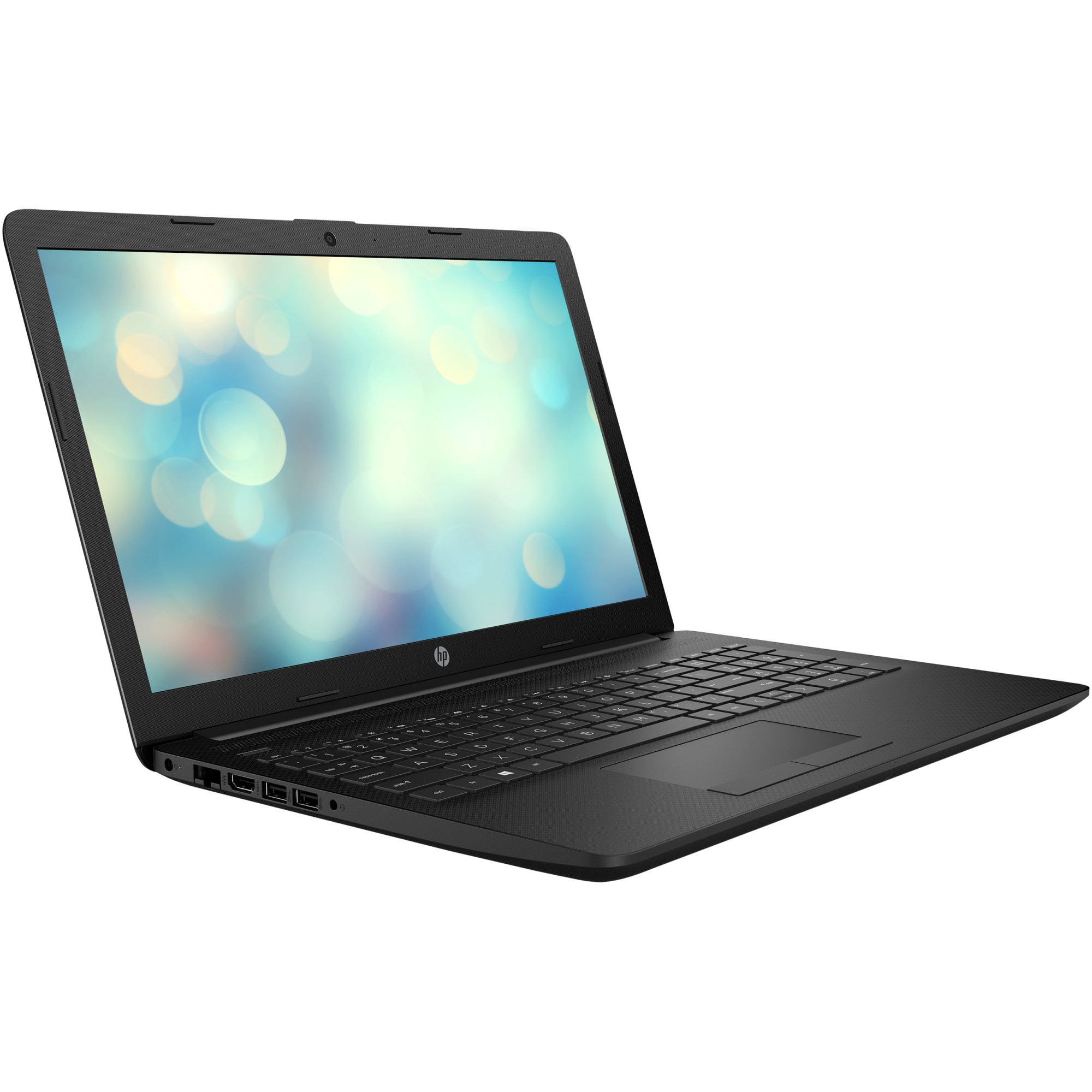 Laptop HP 15-da1009nq cu procesor AMD Ryzen 5 3500U pana la 3.70 GHz, 15.6", Full HD, 16GB, 256GB SSD, AMD Radeon Vega Integrated Graphics, Free DOS, Jet Black