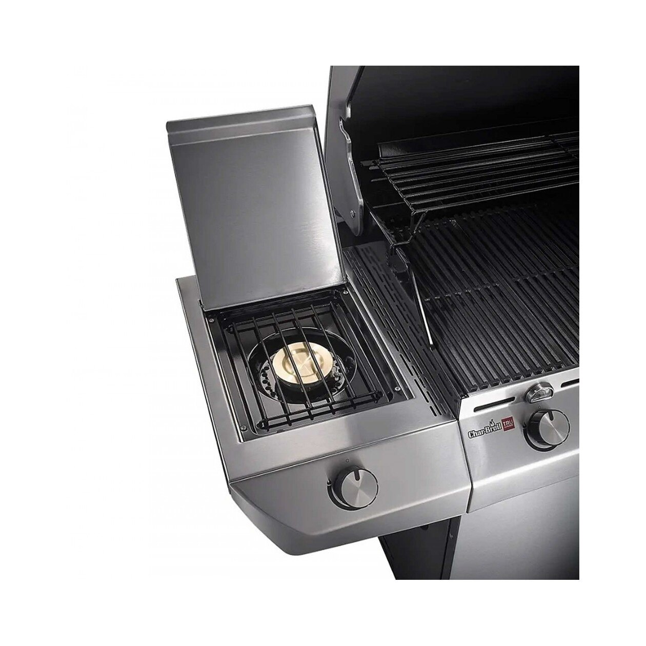 Gratar pe gaz cu 4 arzatoare din inox TRU Infrared gratare din fonta Char Broil Performance T47G 140676 eMAG.ro