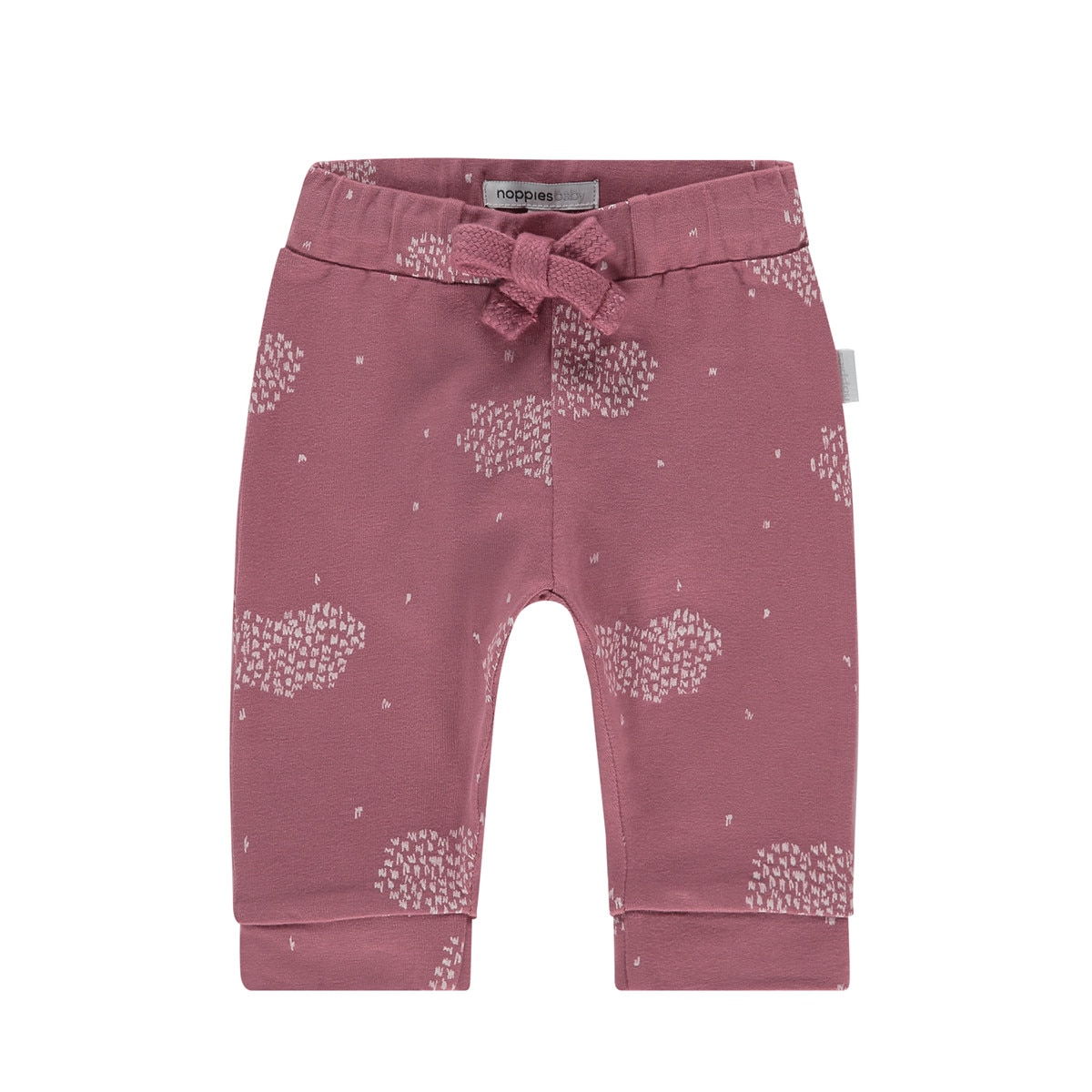 Pantaloni fetite, Noppies, bumbac organic, Campbell, roz, Roz inchis