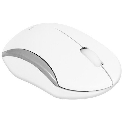 Mouse fara fir pentru PC si Mac, Macally RF optical mouse, (alb)