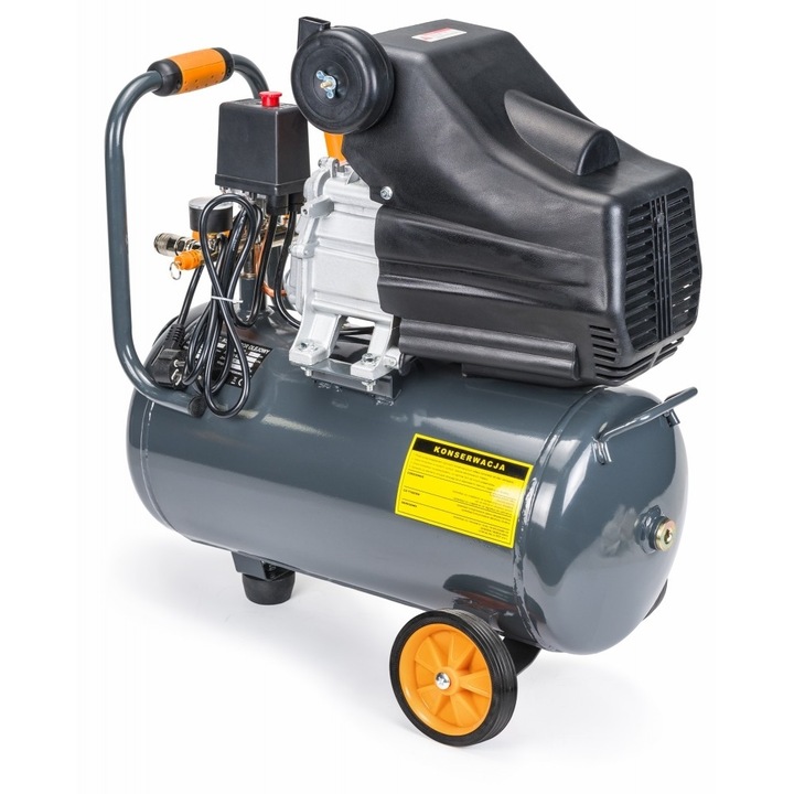 Compresor 24L Powermat pe Ulei 1.85kw 8Bari