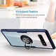 Samsung Galaxy S10E tok, Hybrid Anti-Shock, tok 360 fokban forgatható gyűrűvel és kitámasztóval, kék