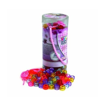 Set 260 margele in tub diverse culori, Happy People Set 260 margele in tub diverse culori, Happy People