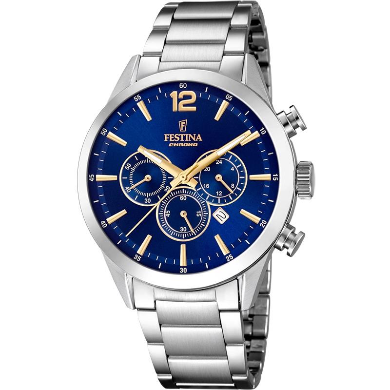 Ceas barbatesc Festina F20343/2 Quartz Argintiu