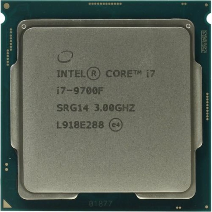 Процесор Intel Core i7-9700F (3.0GHz) (Tray), 3.00 GHz, 12MB Intel Smart Cache, Socket 1151