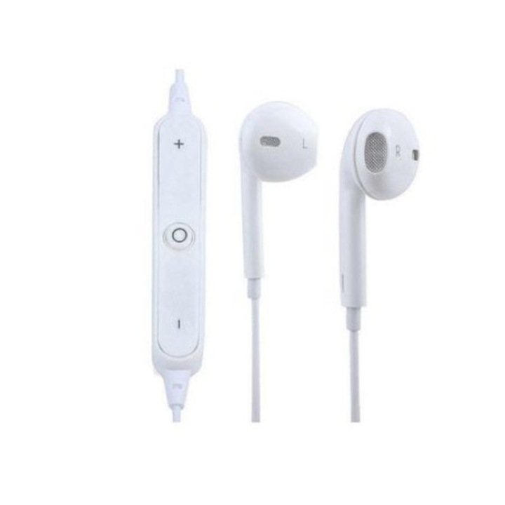 Bluetooth спортни слушалки, универсална съвместимост, телефон, таблет, лаптоп, бели