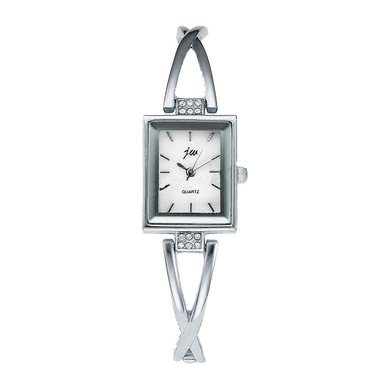 Ceas jw Dama Quartz Casual Elegant Argintiu, PN999873SR, curea din metal (zale), afisaj Analog