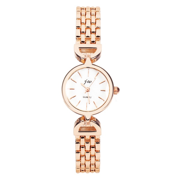 Ceas jw Dama Quartz Casual Elegant Auriu, PN999385GD, curea din metal (zale), afisaj Analog