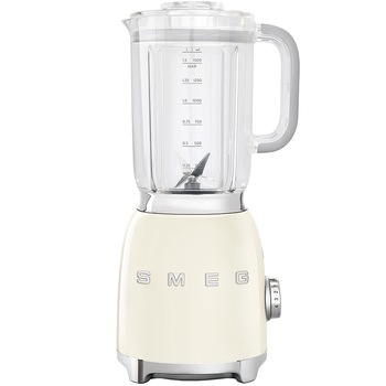 Blender Smeg BLF01CREU, 800W, 1.5 L, 4 viteze, Crem Blender Smeg BLF01CREU, 800W, 1.5 L, 4 viteze, Crem
