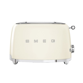 Prajitor de paine Smeg TSF01CREU, 950 W, 2 felii, 6 niveluri pentru rumenire, Crem Prajitor de paine Smeg TSF01CREU, 950 W, 2 felii, 6 niveluri pentru rumenire, Crem