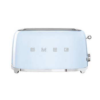 Prajitor de paine Smeg TSF02PBEU, 1500W, 2 felii, 6 niveluri pentru rumenire, Bleu Prajitor de paine Smeg TSF02PBEU, 1500W, 2 felii, 6 niveluri pentru rumenire, Bleu