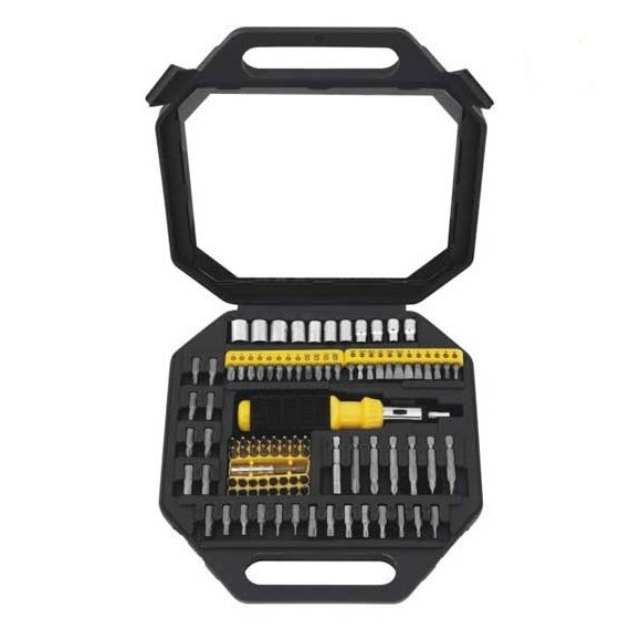 Trusa de tubulare si biti de precizie Wert W2253, 101 piese