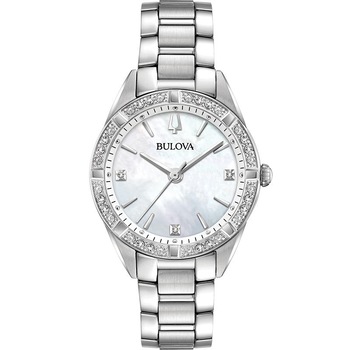Ceas dama Bulova 96R228 Quartz Argintiu Ceas dama Bulova 96R228 Quartz Argintiu