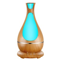 umidificator aromaterapie lampa de veghe optimus at home 1818 cu ultrasunete 25m purificator aer difuzor rezervor 400ml light wood imagen 10_0_
0