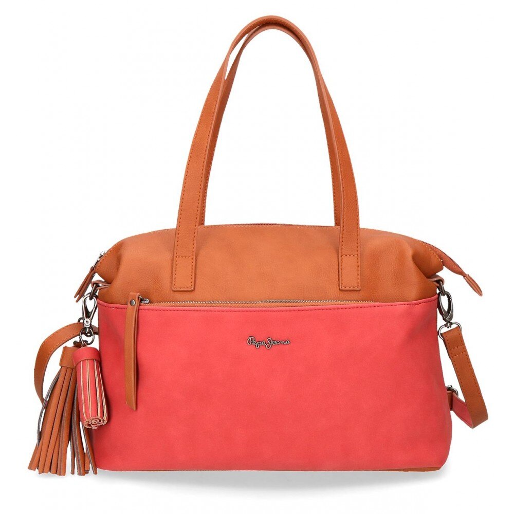 Geanta mana 35 cm Pepe Jeans Duane maron