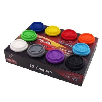 Plastilina Cars 10 tuburi Plastilina Cars 10 tuburi