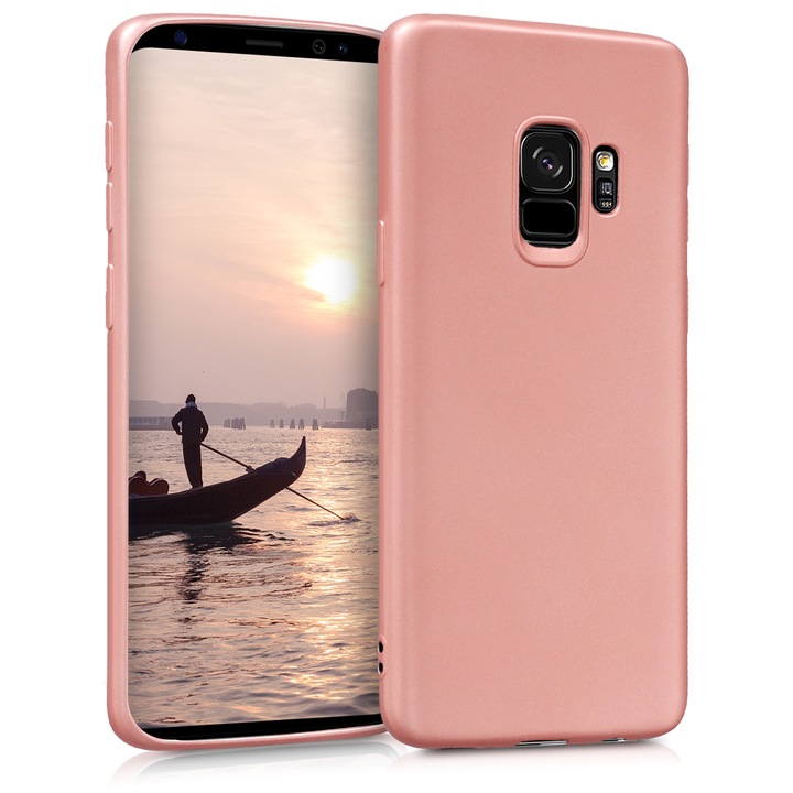 Кейс за Samsung Galaxy S9 Plus, GloMax Perfect Fit, Rose-Gold