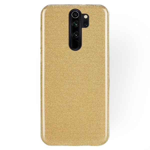 Husa Xiaomi Redmi Note 8 Pro Glitter Gold