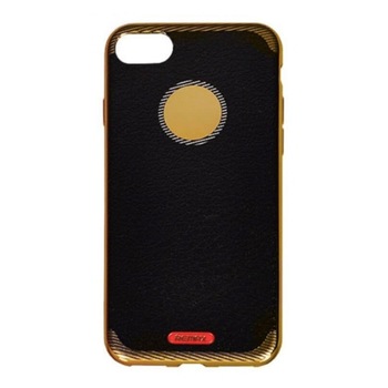 Husa Remax Biphase pentru Apple iPhone 8 Plus, Electroplated 3D Design, Circle, Gold Husa Remax Biphase pentru Apple iPhone 8 Plus, Electroplated 3D Design, Circle, Gold