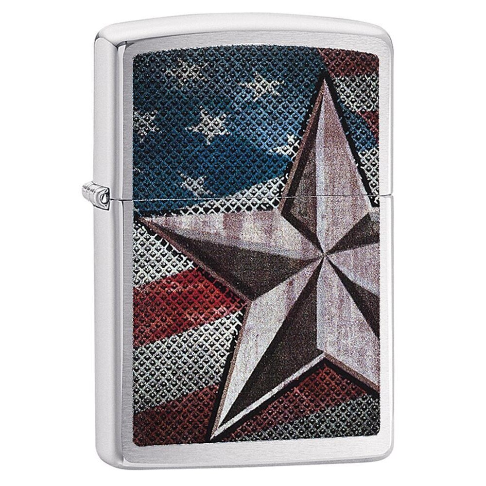 Bricheta Zippo 28653 Retro Star Flag