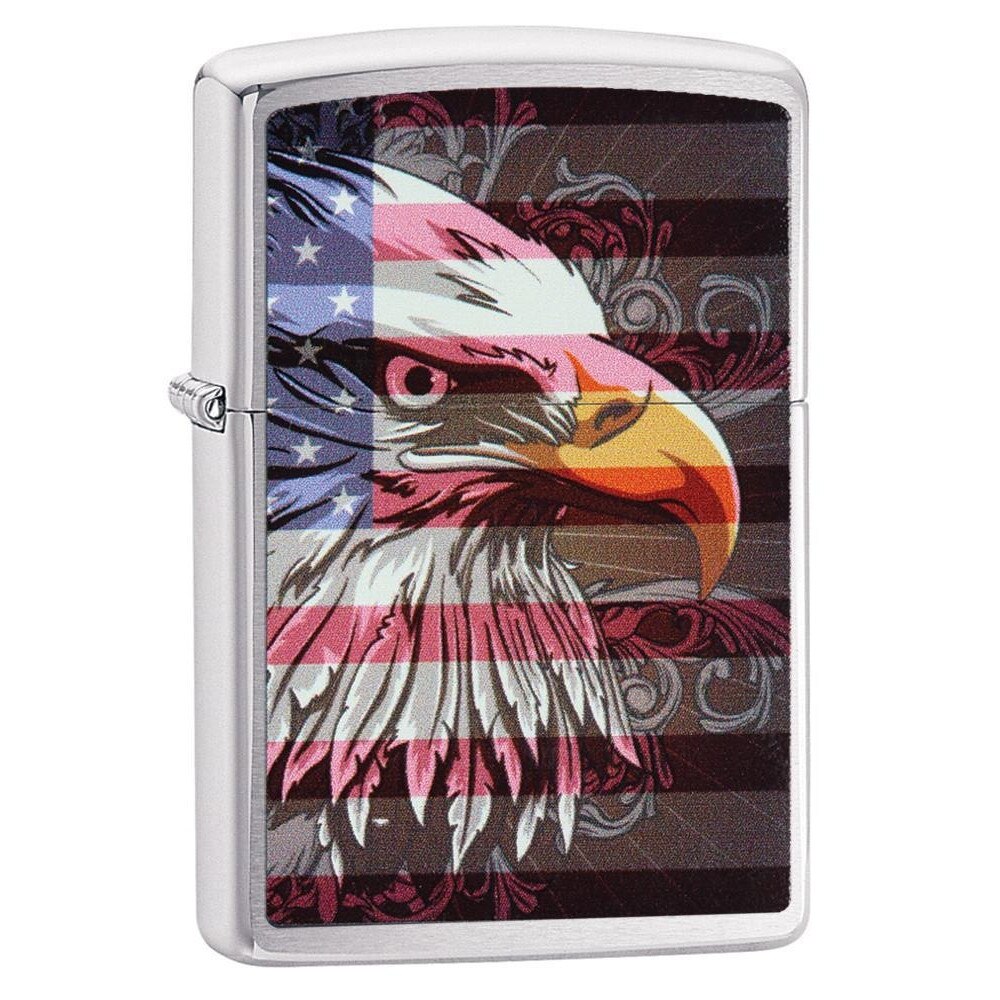 Bricheta Zippo 28652 Eagle and Flag