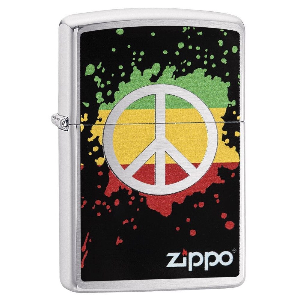 Bricheta Zippo 29606 Peace Sign