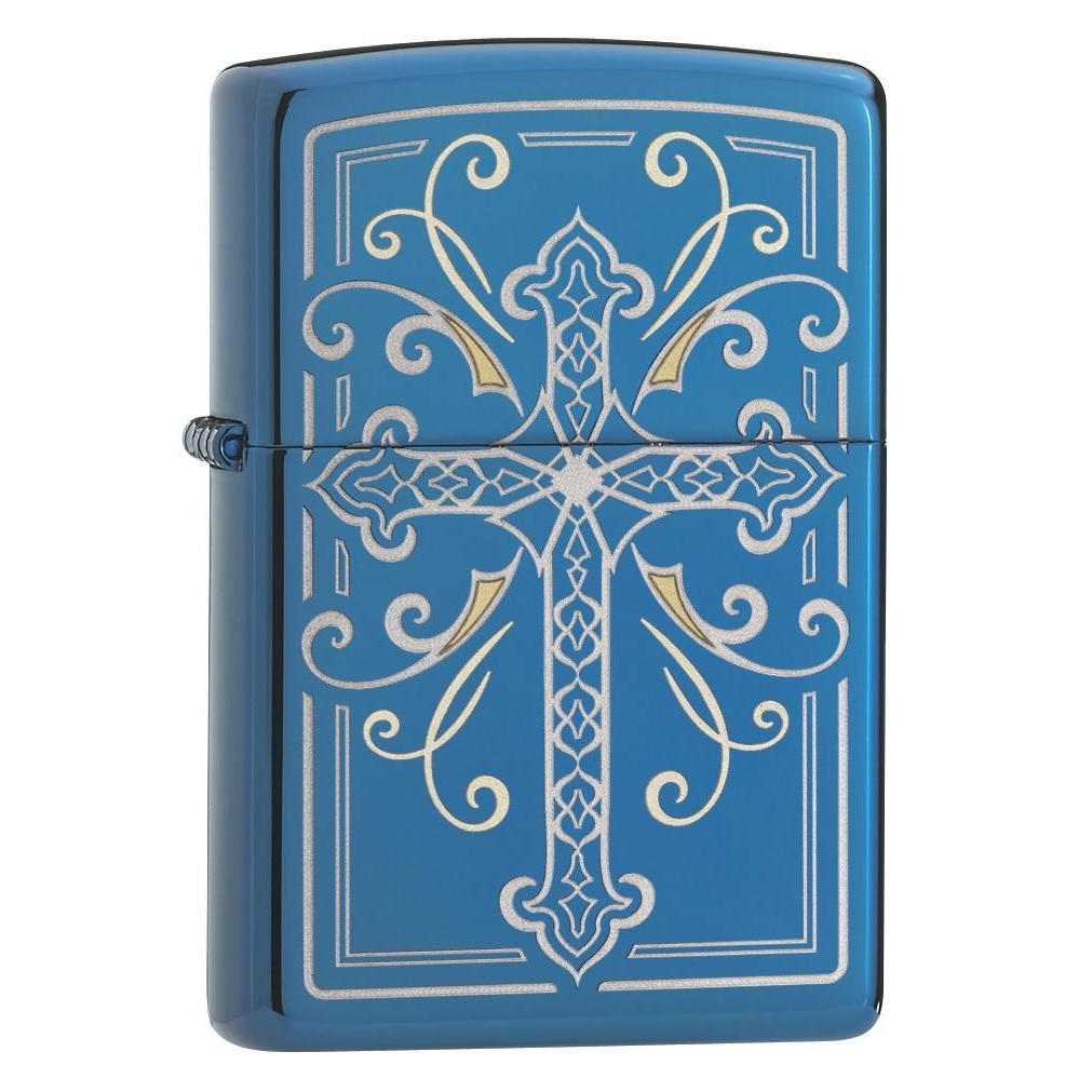 Bricheta Zippo 29608 Elegant Cross Design