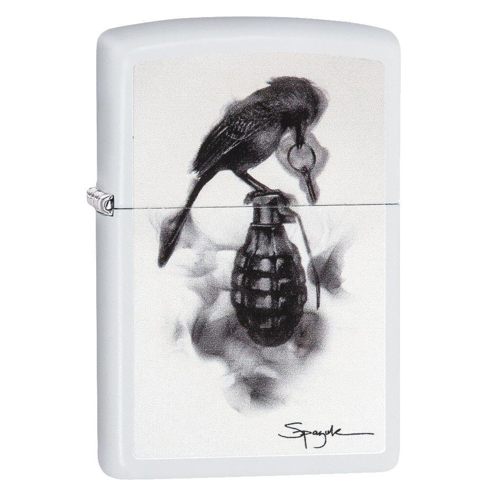 Bricheta Zippo 29645 Spazuk Bird & Grenade