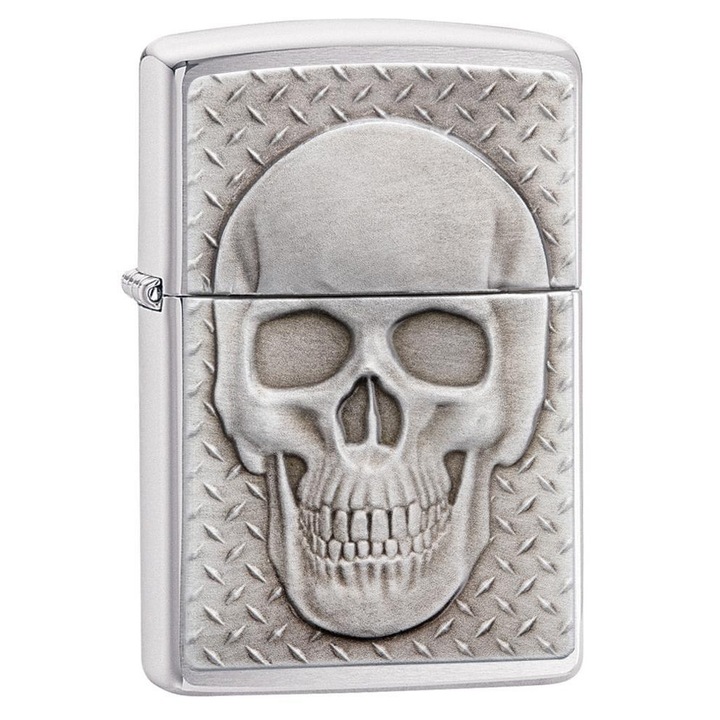 Bricheta Zippo 29818 Skull With Brain Surprise