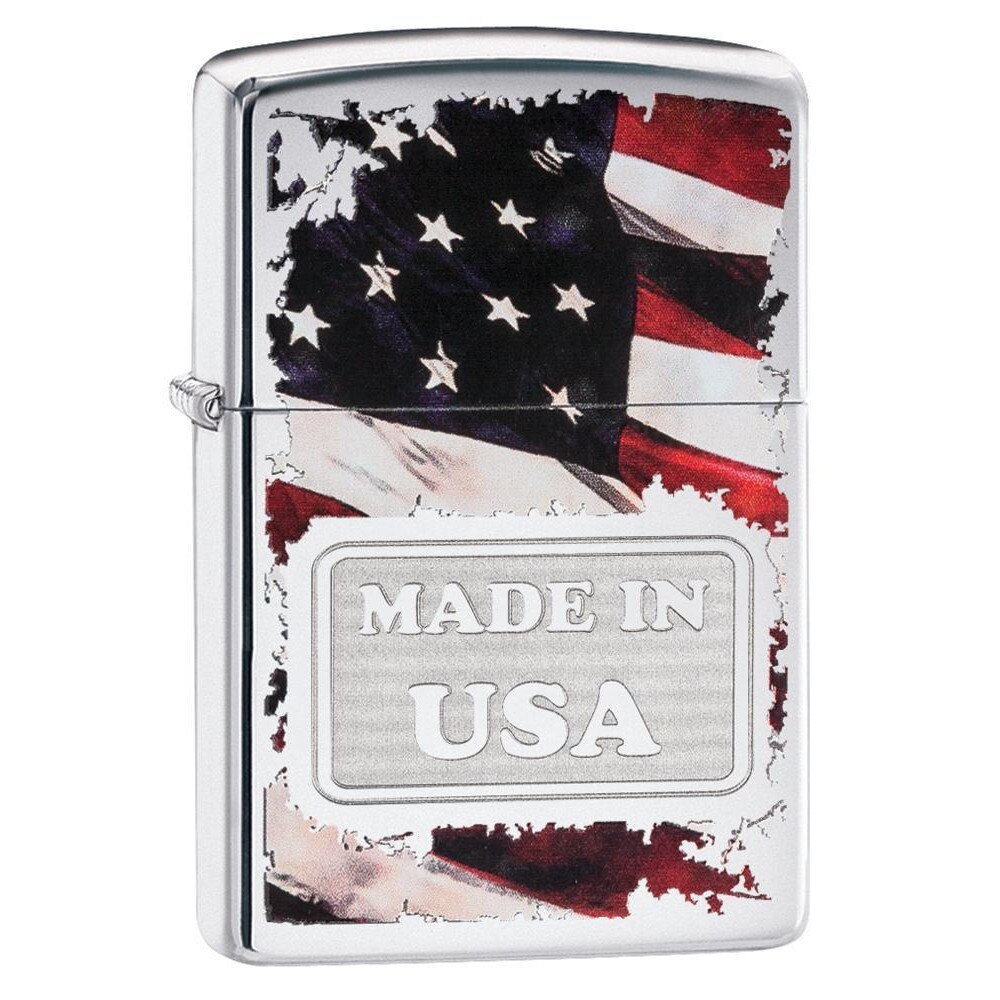 Bricheta Zippo 29679 American Flag-Made In USA
