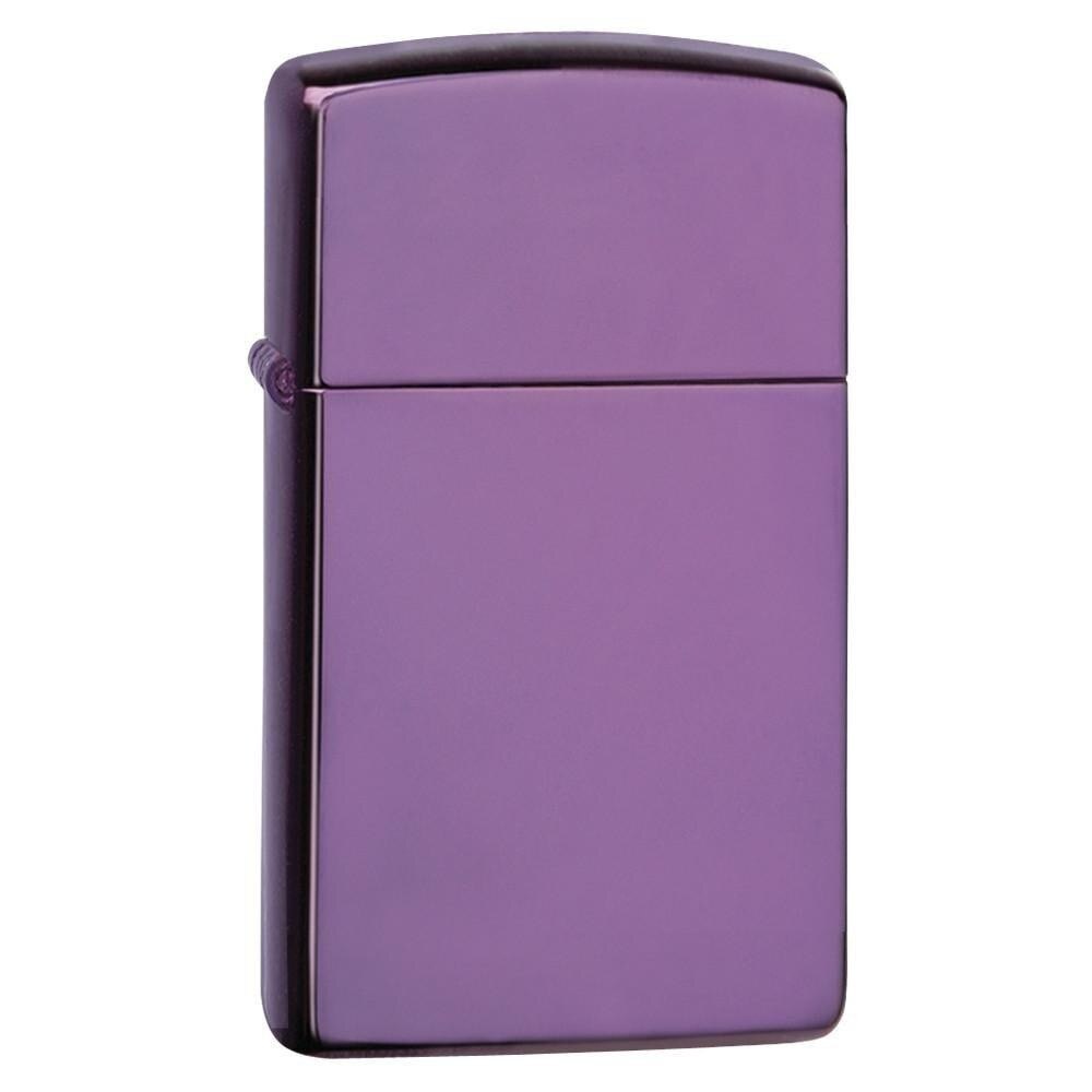 Bricheta Zippo 28124 Slim High Polish Purple