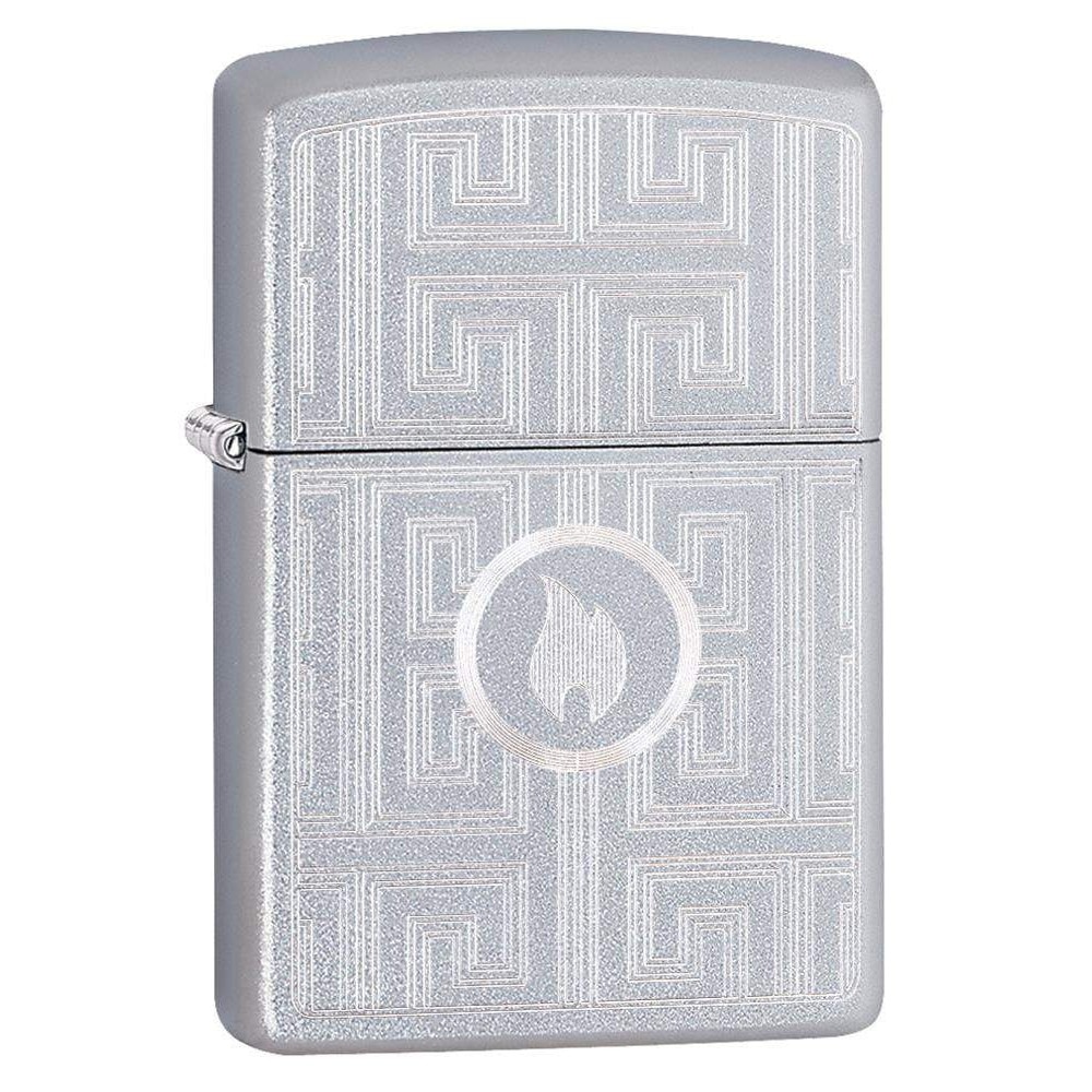 Bricheta Zippo 29857 Labryrinth Design- Flame