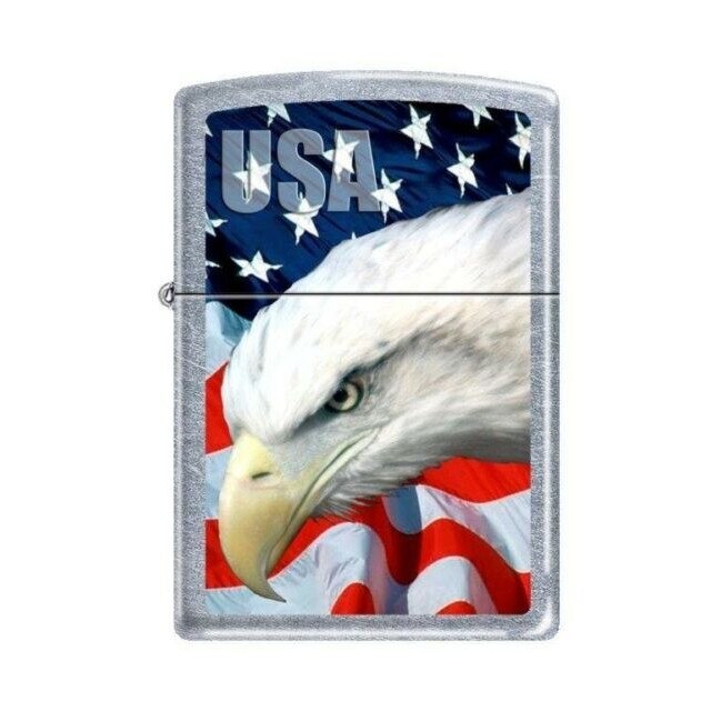 Bricheta Zippo 3021 USA Flag & Eagle
