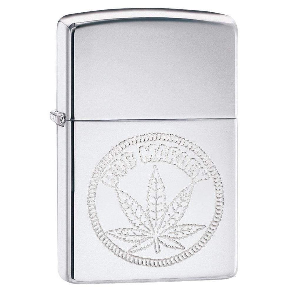 Bricheta Zippo 29769 Bob Marley-Marijuana Leaf