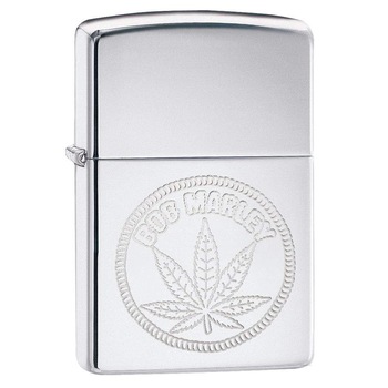 Bricheta Zippo 29769 Bob Marley-Marijuana Leaf Bricheta Zippo 29769 Bob Marley-Marijuana Leaf