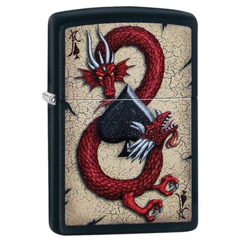 Bricheta Zippo 29840 Dragon-Ace of Spades Bricheta Zippo 29840 Dragon-Ace of Spades