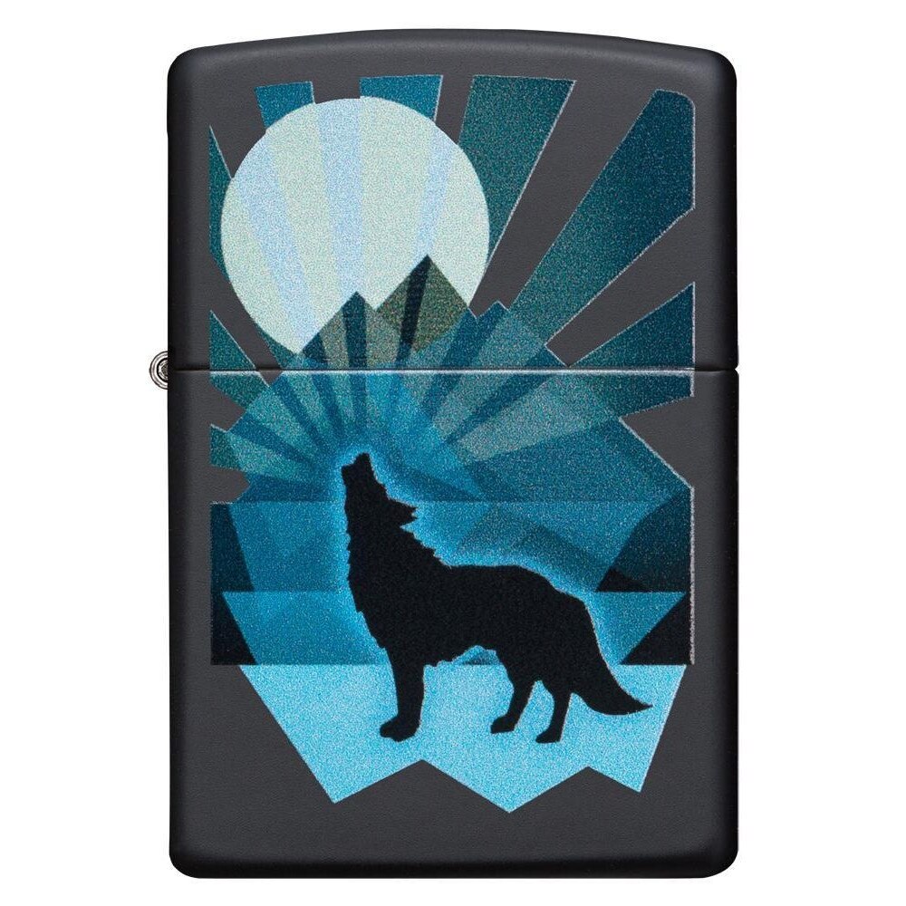Bricheta Zippo 29864 Wolf Howling at Moon