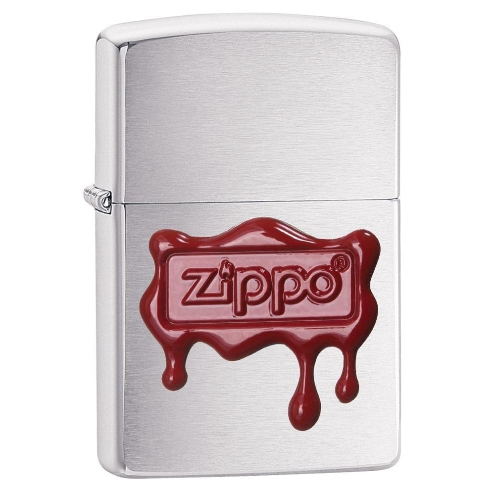 Bricheta Zippo 29492 Red Wax Seal-Logo
