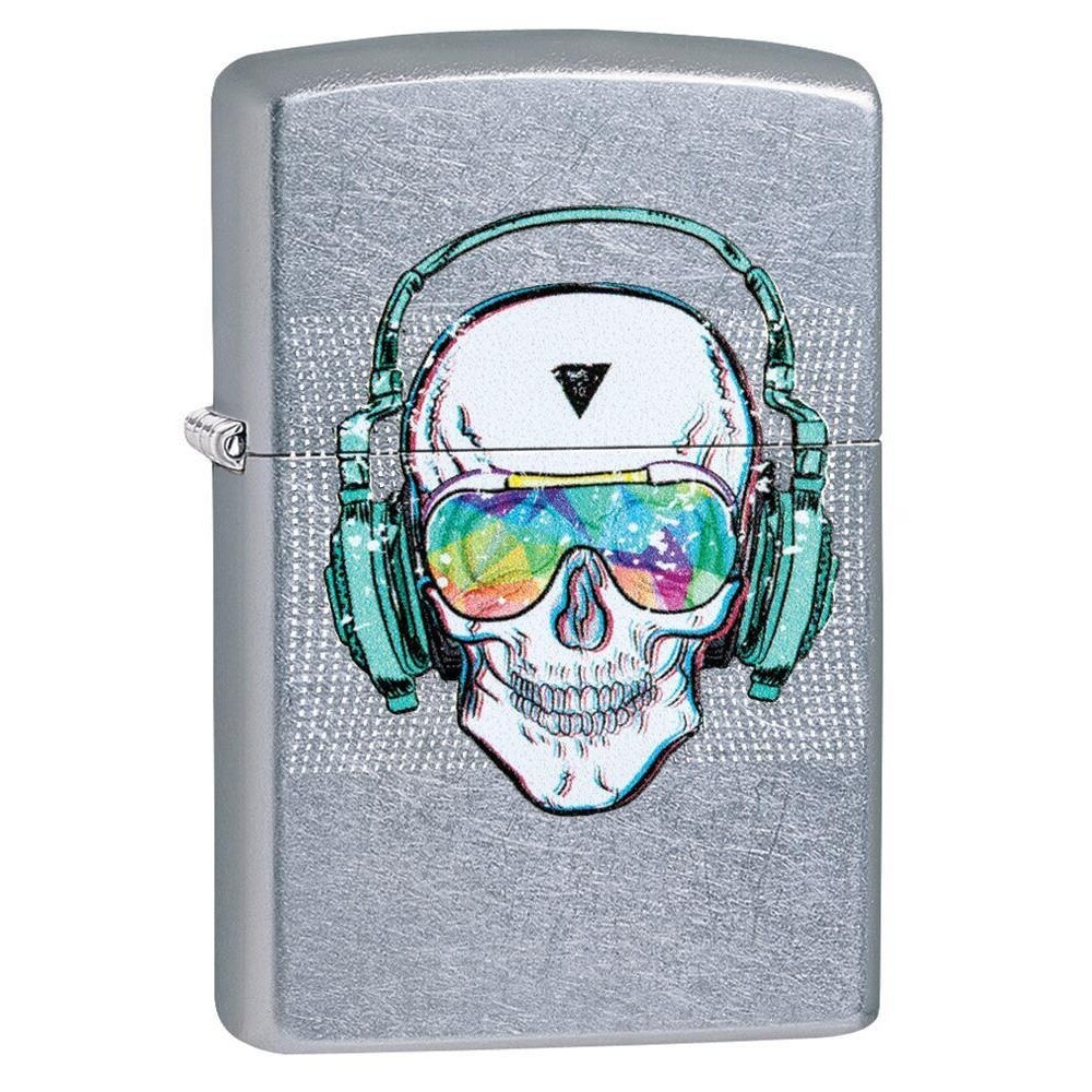 Bricheta Zippo 29855 Skull-Headphones-Sunglasses