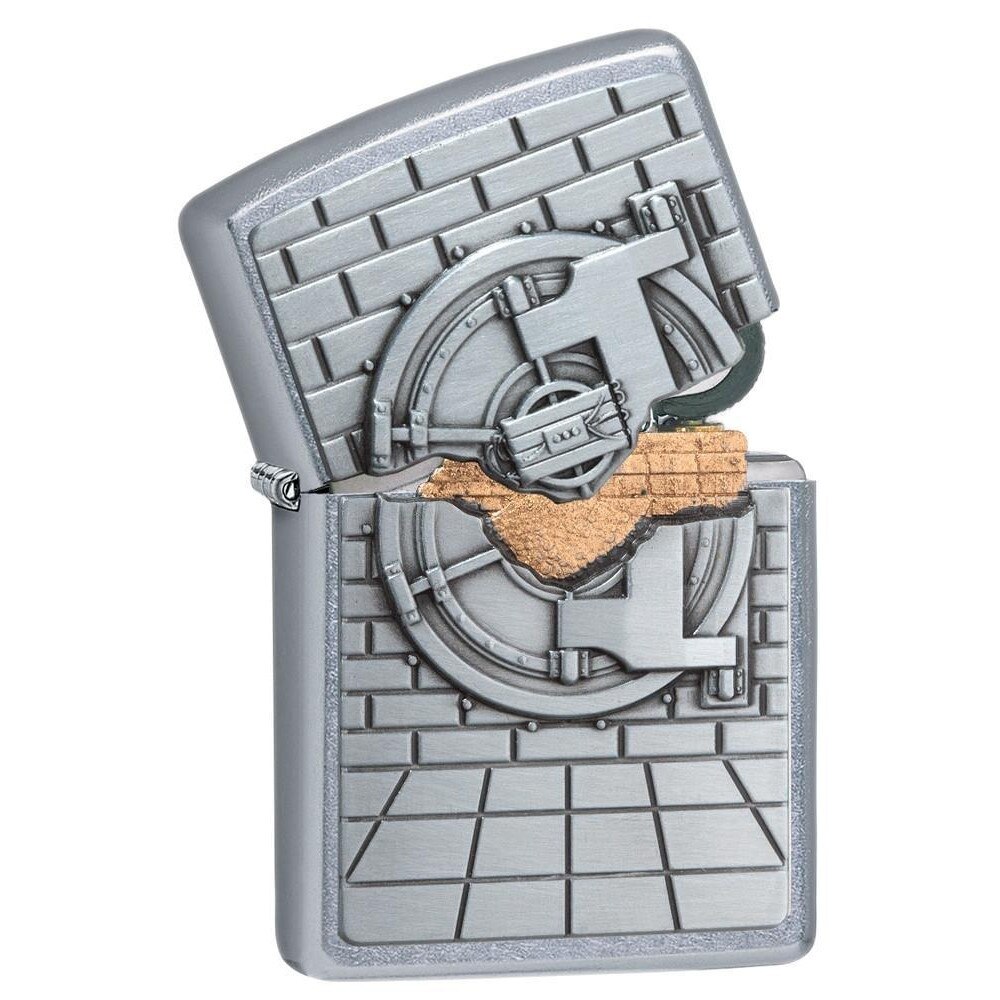 Bricheta Zippo 29555 Emblem, Bank Vault Surprise