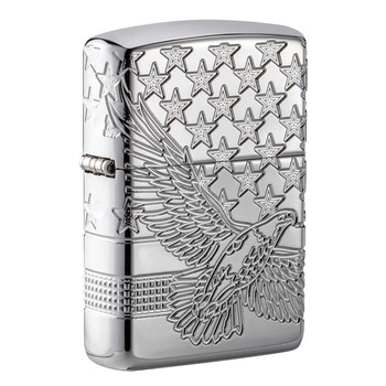 Bricheta Zippo 49027 Armor, Patriotic Bricheta Zippo 49027 Armor, Patriotic