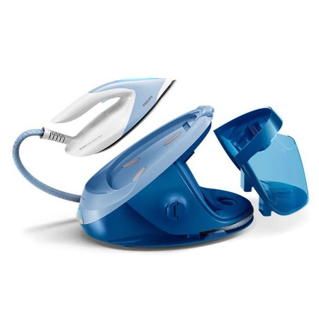 Statie de calcat Philips PerfectCare Expert Plus GC8942/20, talpa Steam Glide Advanced, 120 g/min, 480 g abur, 7.5 bar, 1.8 L, Alb/Albastru