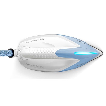 Statie de calcat Philips PerfectCare Expert Plus GC8942/20, talpa Steam Glide Advanced, 120 g/min, 480 g abur, 7.5 bar, 1.8 L, Alb/Albastru
