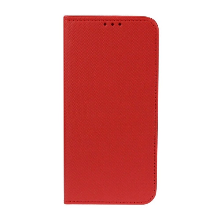 Smart Book Cover с магнитно закопчаване за Samsung Galaxy A02s, червен