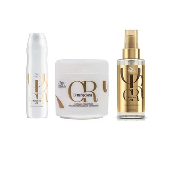 Set Wella Oil Reflections Mini: Sampon 250ml + Masca 150ml + Ulei 100ml Set Wella Oil Reflections Mini: Sampon 250ml + Masca 150ml + Ulei 100ml