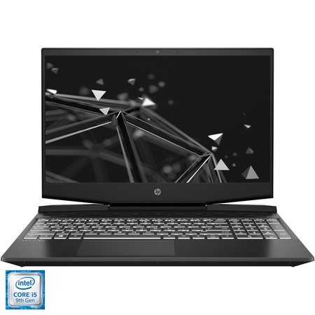 Laptop Gaming HP Pavilion 15-dk0049nq cu procesor Intel® Core™ i5-9300H pana la 4.10 GHz, 15.6" Full HD, IPS, 8GB, 256GB SSD, NVIDIA GeForce GTX 1660 Ti 6GB, Free DOS, Black