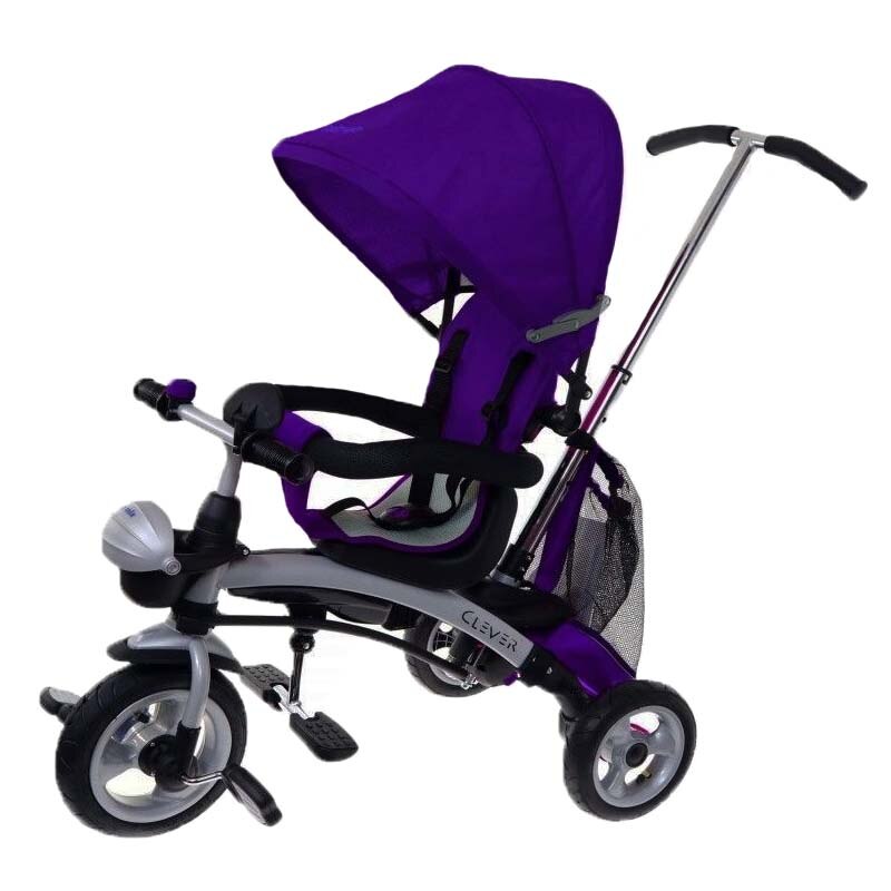 Tricicleta pentru copii BabyMix X3 Clever GB 14747-M, Mov