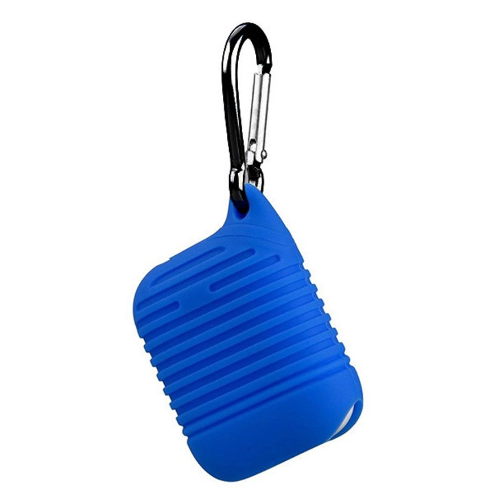 Husa cu holder pentru AirPods Blue