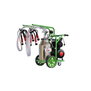 Aparat de muls Gardelina T240 IN PC, 0.55KW, 20 bovine / h, 2 posturi, 180l/min, bidon 40L Inox Aparat de muls Gardelina T240 IN PC, 0.55KW, 20 bovine / h, 2 posturi, 180l/min, bidon 40L Inox