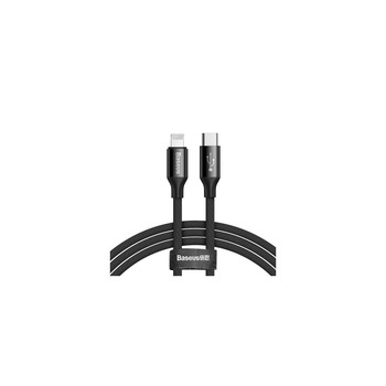 Cablu USB Type-C / Lightning cu Incarcare si Transfer Date 1M 2A - Baseus Yiven CATLYW-C01 Negru Cablu USB Type-C / Lightning cu Incarcare si Transfer Date 1M 2A - Baseus Yiven CATLYW-C01 Negru